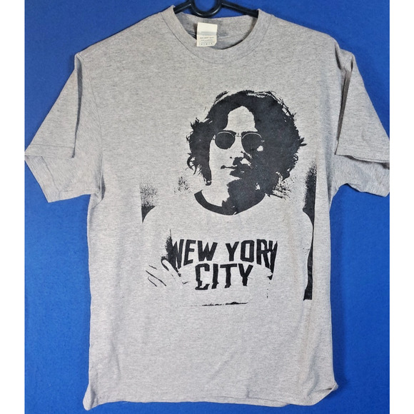 Unbranded Other - Vintage John Lennon NYC Gray T-Shirt Men's Size Medium